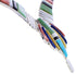 Multicolor Inlay Sterling Silver Link Necklace Earrings Set GS75564